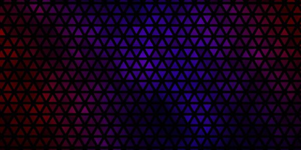 Темно-синий, красный векторный фон с треугольниками. Абстрактная градиентная иллюстрация с треугольниками. Лучший дизайн для плакатов, плакатов.