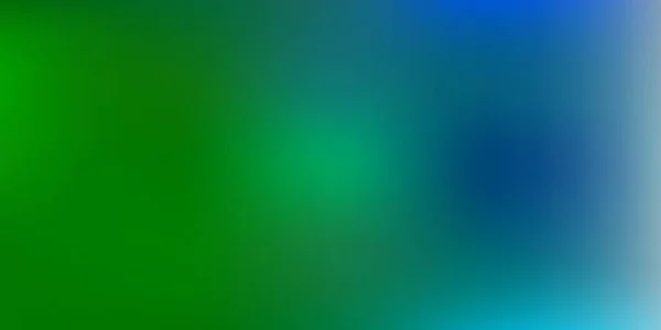 Ljusblå Grön Vektor Abstrakt Suddig Mall Abstrakt Färgglad Illustration Med — Stock vektor