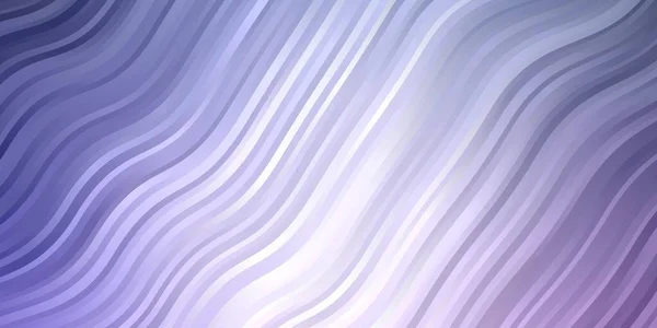 Light Purple Vektor Hintergrund Mit Kurven — Stockvektor