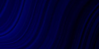 Eğri çizgileri olan koyu mavi vektör şablonu.