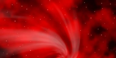 Parlak yıldızlı koyu turuncu vektör düzeni. Yıldızlı modern geometrik soyut çizim. İş tanıtımınız için tasarım.