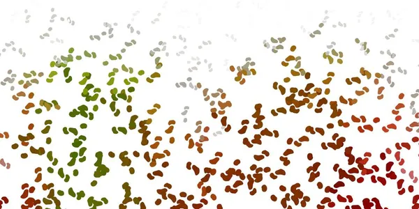 Lichtgroen Geel Vectorsjabloon Met Abstracte Vormen Illustratie Met Kleurrijke Vormen — Stockvector
