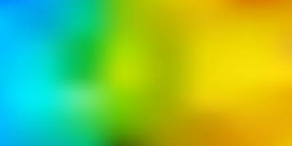 Hellblauer Gelber Vektor Verschwimmt Hintergrund Abstrakte Farbenfrohe Illustration Mit Unscharfem — Stockvektor