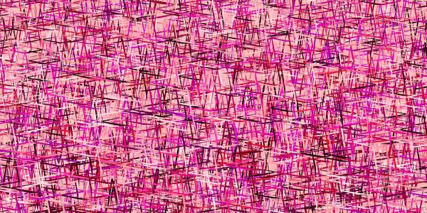 Fundo Vetor Rosa Escuro Com Linhas Retas Ilustração Abstrata Geométrica —  Vetores de Stock