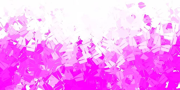 Diseño Polígono Degradado Vectorial Rosa Claro Ilustración Colorida Mosaico Con — Vector de stock