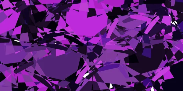 带有任意三角形的浅紫色矢量纹理 网络材料图解与彩色抽象三角形 商业广告模板 — 图库矢量图片
