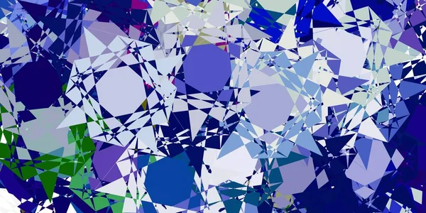 Светлый Многоцветный Векторный Фон Треугольниками Линиями Умная Абстрактная Иллюстрация Треугольными — стоковый вектор
