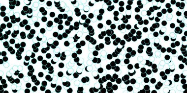 Koyu mavi, daire şekilli yeşil vektör düzeni.