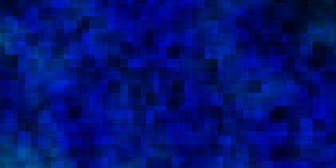 Açık mavi vektör deseni kare biçiminde. Soyut arkaplanda renkli gradyan olan dikdörtgenler. İş broşürleri, broşürler için desen