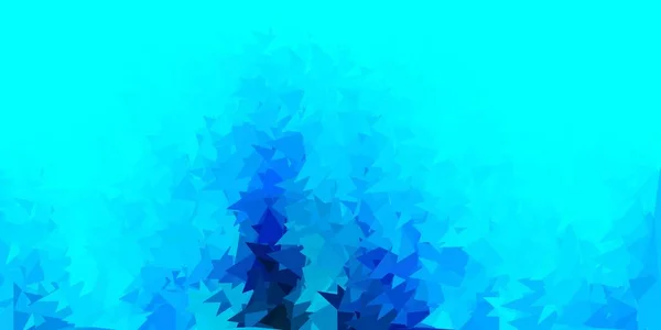 Светло Голубой Вектор Абстрактный Треугольный Фон Градиентная Иллюстрация Многоугольном Стиле — стоковый вектор