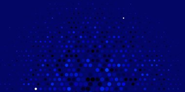 Disklerle koyu mavi vektör dokusu.