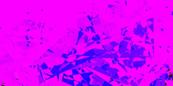 Lumină Violet Aspect Vectorial Roz Forme Triunghiulare Ilustrație Materiale Web — Vector de stoc