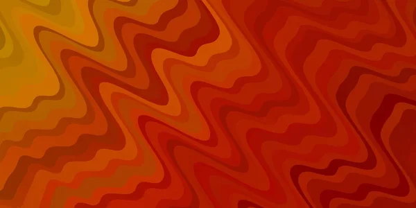 Modèle Vectoriel Orange Clair Avec Lignes Illustration Lumineuse Avec Des — Image vectorielle