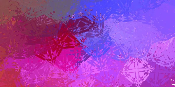 Bleu Clair Motif Vectoriel Jaune Avec Des Formes Polygonales Illustration — Image vectorielle