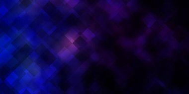 Koyu pembe, kare şeklinde mavi vektör deseni. Soyut tarzda dikdörtgenleri olan modern tasarım. İniş sayfası için modern şablon.