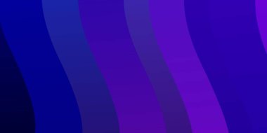 Koyu pembe, eğri çizgileri olan mavi vektör arkaplan.