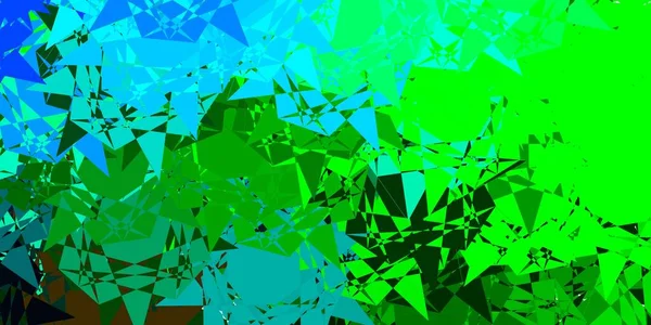 Modèle Vectoriel Multicolore Foncé Avec Des Formes Triangulaires Design Simple — Image vectorielle