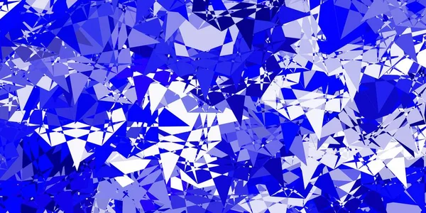 Светло Синий Векторный Фон Треугольниками Иллюстрация Веб Материала Цветными Треугольниками — стоковый вектор