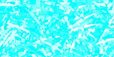 Açık mavi, üçgen formlu yeşil vektör düzeni. Renkli üçgenler aralığıyla soyut bir illüstrasyon. İniş sayfaları.