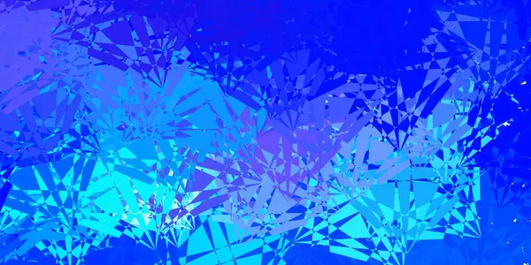 Rose Clair Fond Vectoriel Bleu Avec Triangles Illustration Abstraite Intelligente — Image vectorielle