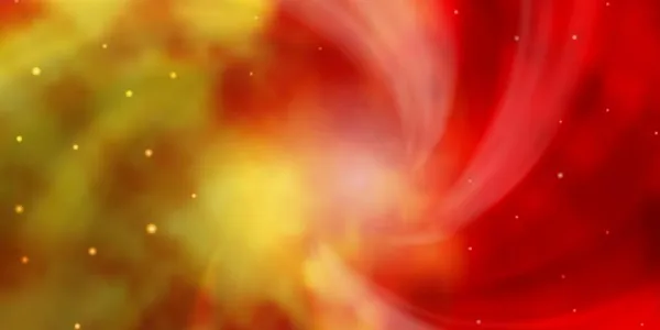 Светло Оранжевый Векторный Рисунок Абстрактными Звездами Декоративная Иллюстрация Звездами Абстрактном — стоковый вектор
