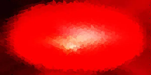 Luz Rojo Vector Triángulo Plantilla Mosaico Ilustración Abstracta Colorida Con — Archivo Imágenes Vectoriales