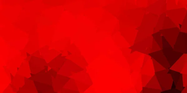 Vetor Vermelho Escuro Padrão Triângulo Abstrato Ilustração Abstrata Com Triângulos —  Vetores de Stock