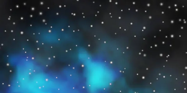 Темно Синий Векторный Рисунок Звездами — стоковый вектор