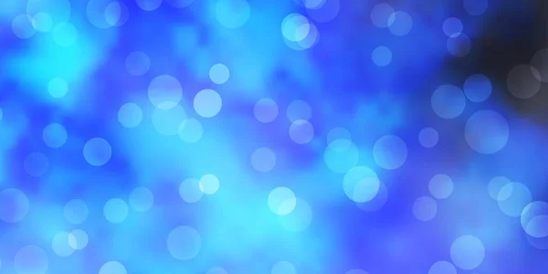 Φως Μπλε Διάνυσμα Φόντο Φυσαλίδες — Διανυσματικό Αρχείο
