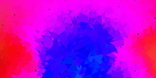 Texture Triangle Abstraite Vectorielle Bleu Foncé Jaune Illustration Abstraite Avec — Image vectorielle