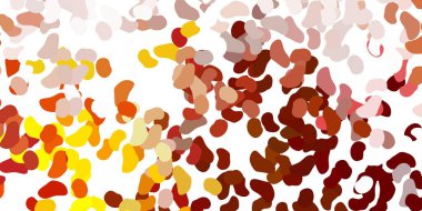 Soyut şekilli açık sarı vektör deseni. Basit gradyan şekilli renkli bir çizim. Web siteniz için basit illüstrasyon.