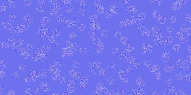 Açık mor vektör çiçekli doğal sanat eseri. Basit arka planda rengarenk soyut çiçekler. Kadınlar için gündüz terfisi.