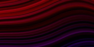 Koyu pembe, çizgileri olan sarı vektör deseni.