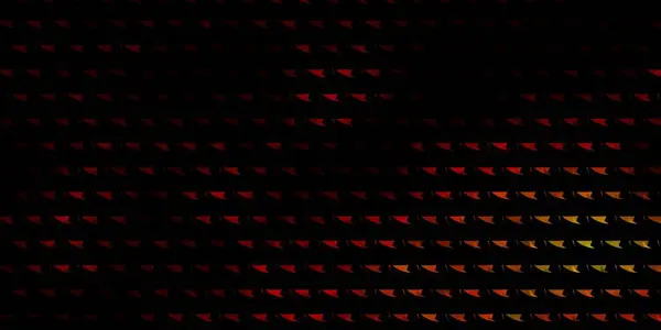 Світло Червоний Жовтий Векторний Візерунок Полігональним Стилем Ілюстрація Набором Різнокольорових — стоковий вектор