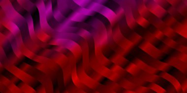 Açık Pembe, eğri çizgileri olan kırmızı vektör deseni.