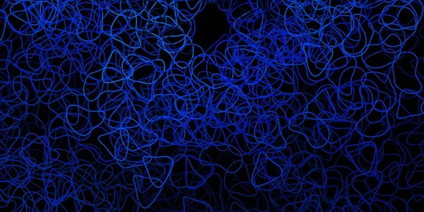 Темно Синий Векторный Фон Хаотичными Формами Иллюстрация Красочными Формами Абстрактном — стоковый вектор