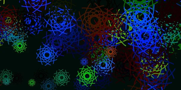Modèle Vectoriel Multicolore Clair Avec Des Formes Abstraites Formes Abstraites — Image vectorielle