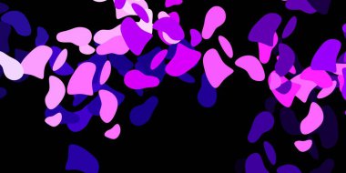 Rastgele şekilli koyu pembe vektör arkaplan. Soyut tarzda, gradyan formlarda basit tasarım. İşiniz için akıllı tasarım.