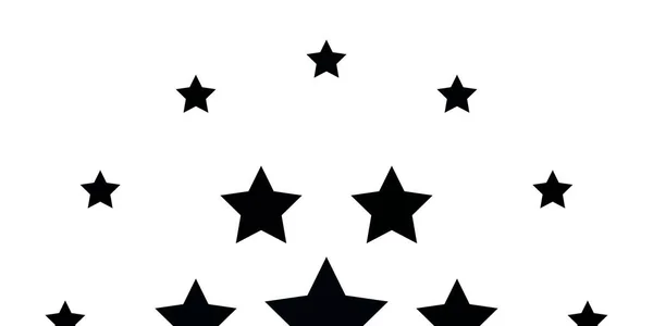 明るい星とライトブルーベクトルレイアウト — ストックベクタ