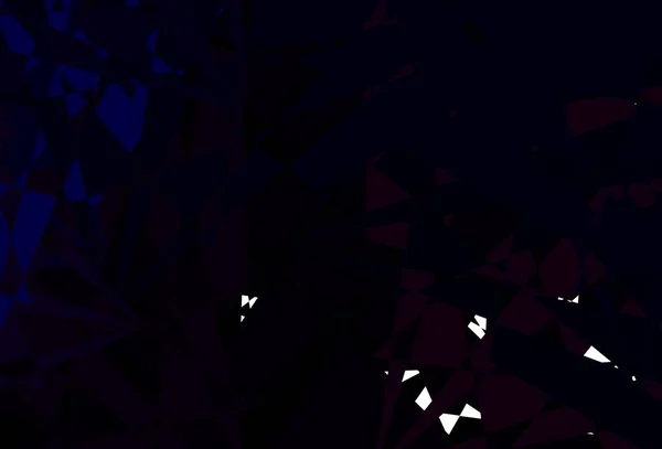 暗い青 混沌とした形状の赤いベクトル背景 抽象的なスタイルでカラフルな形状のイラスト あなたのウェブサイトのための簡単なイラスト — ストックベクタ