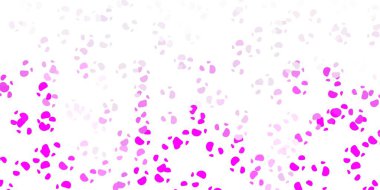 Soyut biçimlere sahip açık pembe vektör şablonu. Soyut tarzda renkli şekilli bir illüstrasyon. Reklamlarınız için modern tasarım.