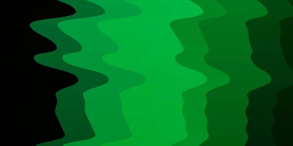 Ljusblå Grön Vektor Bakgrund Med Böjda Linjer — Stock vektor