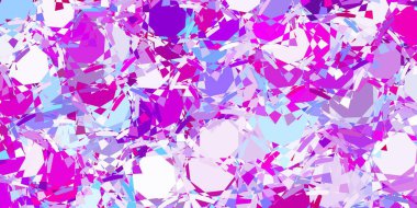 Açık mavi, rastgele üçgenli kırmızı vektör dokusu. Modern tarzda üçgen şekilli akıllı soyut çizimler. Terfi modelleri.