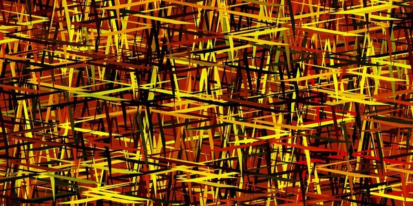 Ciemnoczerwony Żółty Wektor Tekstury Kolorowych Linii Linie Rozmytym Tle Abstrakcyjnym — Wektor stockowy