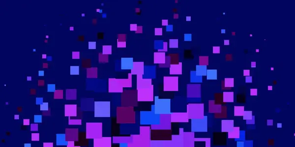 ライトピンク 長方形の青いベクトル背景 — ストックベクタ