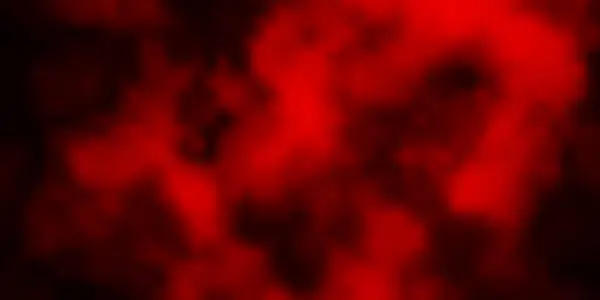 Gabarit Vectoriel Rouge Foncé Avec Ciel Nuages — Image vectorielle