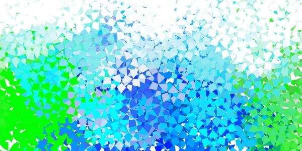 Ljusblå Vektor Layout Med Linjer Trianglar Vacker Illustration Med Trianglar — Stock vektor