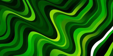 Açık Yeşil çizgili vektör arkaplanı.