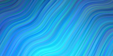 Kıvrımlı hafif Mavili vektör arkaplanı.