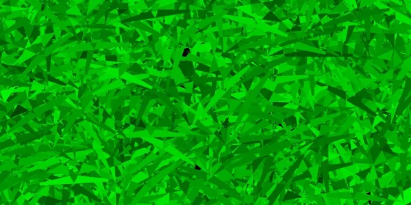 Ανοιχτό Πράσινο Κίτρινο Διανυσματικό Φόντο Τρίγωνα Εικονογράφηση Υλικού Ιστού Πολύχρωμα — Διανυσματικό Αρχείο